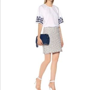 TORY BURCH Short Tweed Skirt